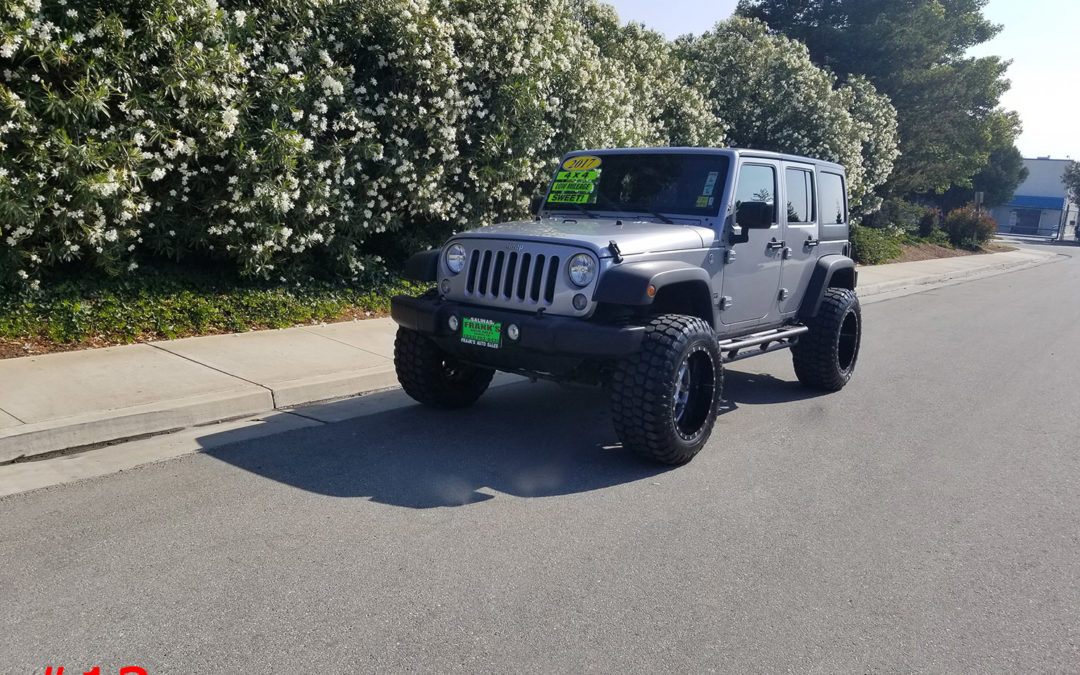 **SOLD**2017 JEEP WRANGLER JK 4DR #15907